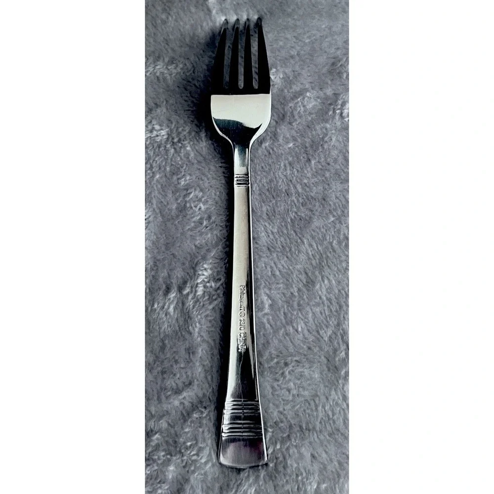 Pfaltzgraff Rope Twist 18/0 Stainless Dinner Forks-Set of 4-Braided Band Pattern